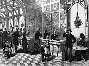 Saratoga Springs, 1879 Drawing by Granger Saratoga Springs, 1879 Drawing by Granger
