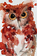 Screech Painting by Dawn Derman Screech Painting by Dawn Derman