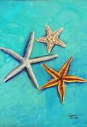 Sea Stars Fantasy Painting by Gabriela Valencia