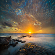 Seaside Sunset - Square Photograph by Larry Marshall Seaside Sunset - Square Photograph by Larry Marshall