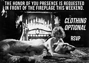 Seductive Invitation Greeting Card Photograph by Everett