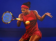 Serena Williams painting Painting by Paul Meijering
