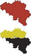 Shape of Belgium and its regions Drawing by Stefan_Alfonso
