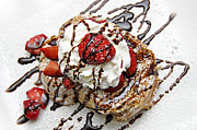 She Dreams In Chocolate And Strawberries Photograph by Andee Design