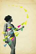 She's a Whirlwind Mixed Media by Cassia Beck