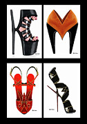 Shoe Love Quad Digital Art by Rafael Salazar