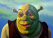 Shrek Painting by Paul Meijering
