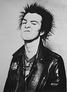 Sid Vicious Greeting Card by Steve Hunter