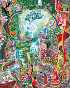 Sinchi Puca Lupuna Painting by Pablo Amaringo