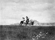 Sioux Horsemen, C1905 Photograph by Granger