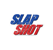 Slap Shot - Blue And Red Logo Digital Art by Brand A