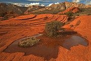 Snow Canyon Pothole Photograph by Adam Jewell Snow Canyon Pothole Photograph by Adam Jewell