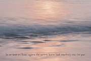 So we beat on boats against the current borne back ceaselessly into the past. Photograph by Georgia Clare