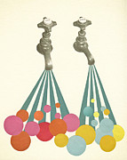 Soapsuds Mixed Media by Cassia Beck