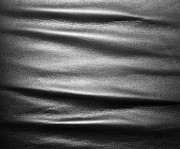 Soft wrinkled black leather Photograph by Michal Bednarek