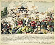 Sontay Capture, 1883 Painting by Granger