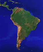 South America Photograph by Science Photo Library