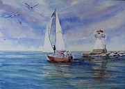 Southampton Wind Painting by Bev Morgan