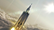 Space Launch System Launch Photograph by Science Photo Library