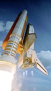Space Shuttle Atlantis Launching Photograph by Science Photo Library