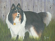 Sparky Painting by Ray Nutaitis