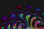 Spin Off Digital Art by Judi Suni Hall Spin Off Digital Art by Judi Suni Hall