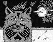 Spirit Of Revelation Drawing by Barb Cote