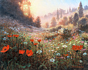 Spring Carpet Mt Carmel Painting by Graham Braddock