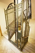 Stairway And Traditional Lift In Apartment Photograph by Science Photo Library