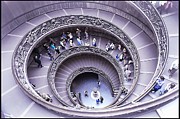 Stairway in Vatican Museum Painting by Stefano Senise
