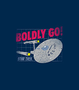 Star Trek - Boldly Go Digital Art by Brand A