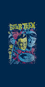 Star Trek - Classic Crew Illustrated Digital Art by Brand A