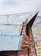 Steamboat Barn Painting by Aaron Spong
