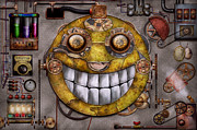 Steampunk - The joy of technology Digital Art by Mike Savad