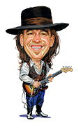 Stevie Ray Vaughan Painting by Art  