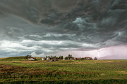 Storm Over Farmhouse Photograph by Science Photo Library