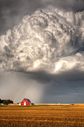 Stormy Homestead Barn Photograph by Thomas Zimmerman
