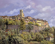 St.Paul de Vence Painting by Guido Borelli