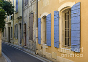 Street With Shutters, France Photograph by John Shaw