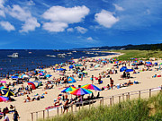 Summer Fun at Oval Beach Photograph by Kathi Mirto