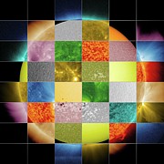 Sun Observed At Different Wavelengths Photograph by Science Photo Library