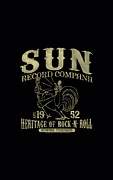 Sun Records - Rockabilly Bird Digital Art by Brand A