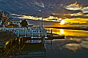 Sunset Across The Inlet Photograph by Bill Barber