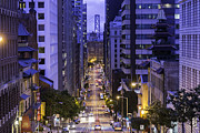 California Street San Francisco Photograph by Mel Ashar