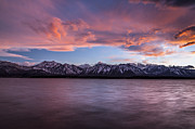 Sunset at Crowley Lake Photograph by Cat Connor
