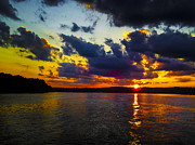 Sunset At Lake Logan Martin Photograph by Ken Johnson