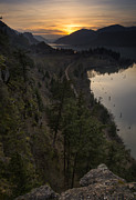 Sunset at Ruthton Point Photograph by Jon Ares
