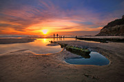 Sunset at Swamis Beach 5 Photograph by Larry Marshall Sunset at Swamis Beach 5 Photograph by Larry Marshall