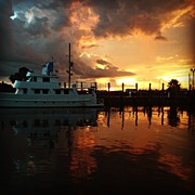 Sunset Is Beautiful #iphone5 Photograph by Scott Pellegrin