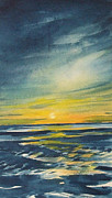 Sunset Painting by Jane See
